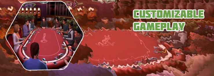 Play virtual poker with friends